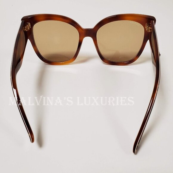 GUCCI SUNGLASSES GG0059 003 CHEVRON LOGO FELINE HEAD SQUARE GG 0059 - Picture 14 of 15
